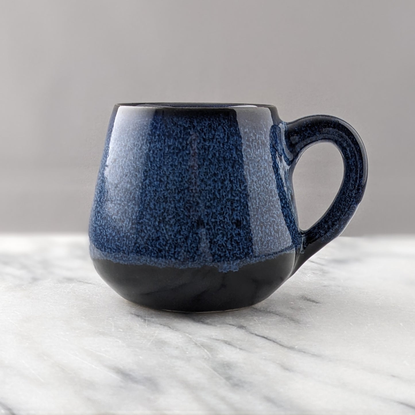 Blue & Black Ceramic Mug