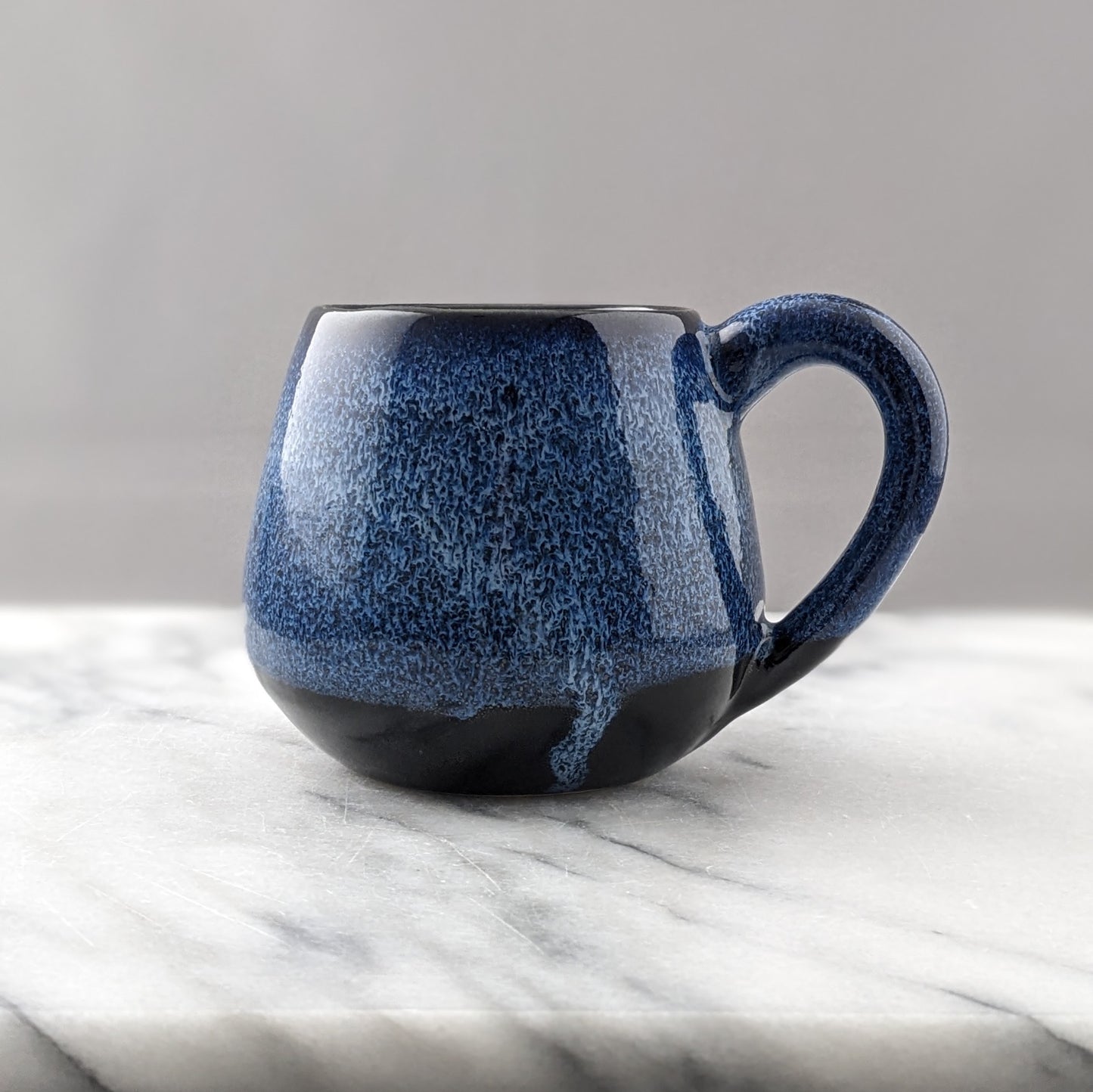 Blue & Black Ceramic Mug