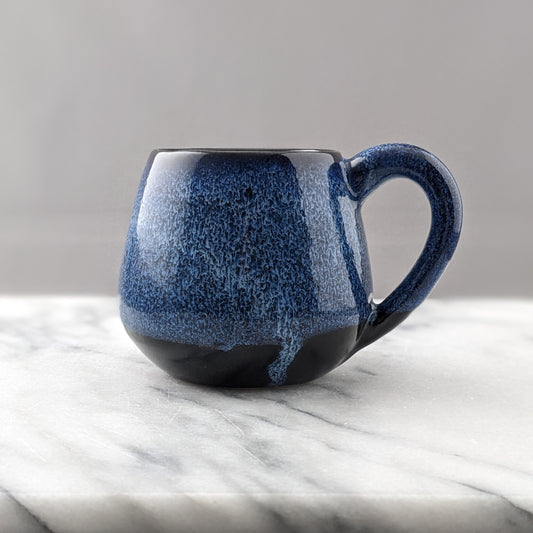 Blue & Black Ceramic Mug