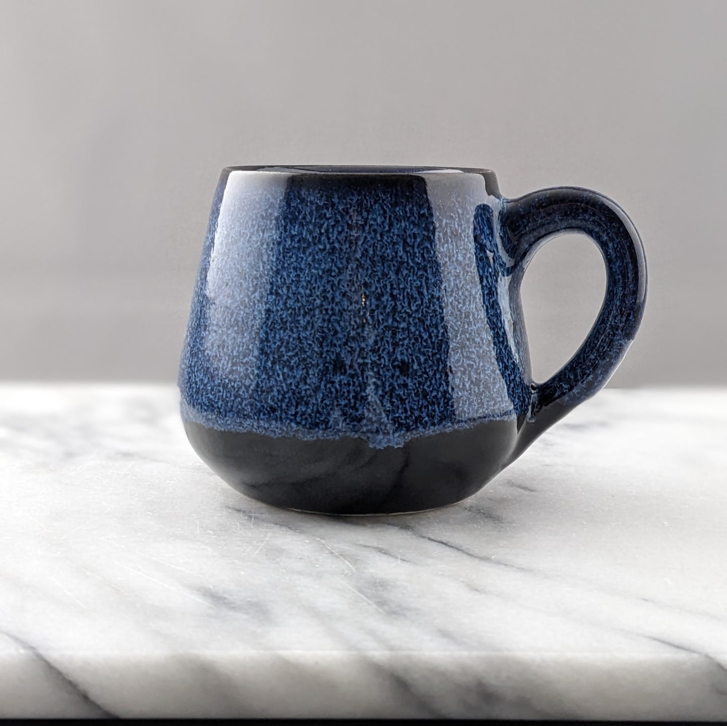 Blue & Black Ceramic Mug