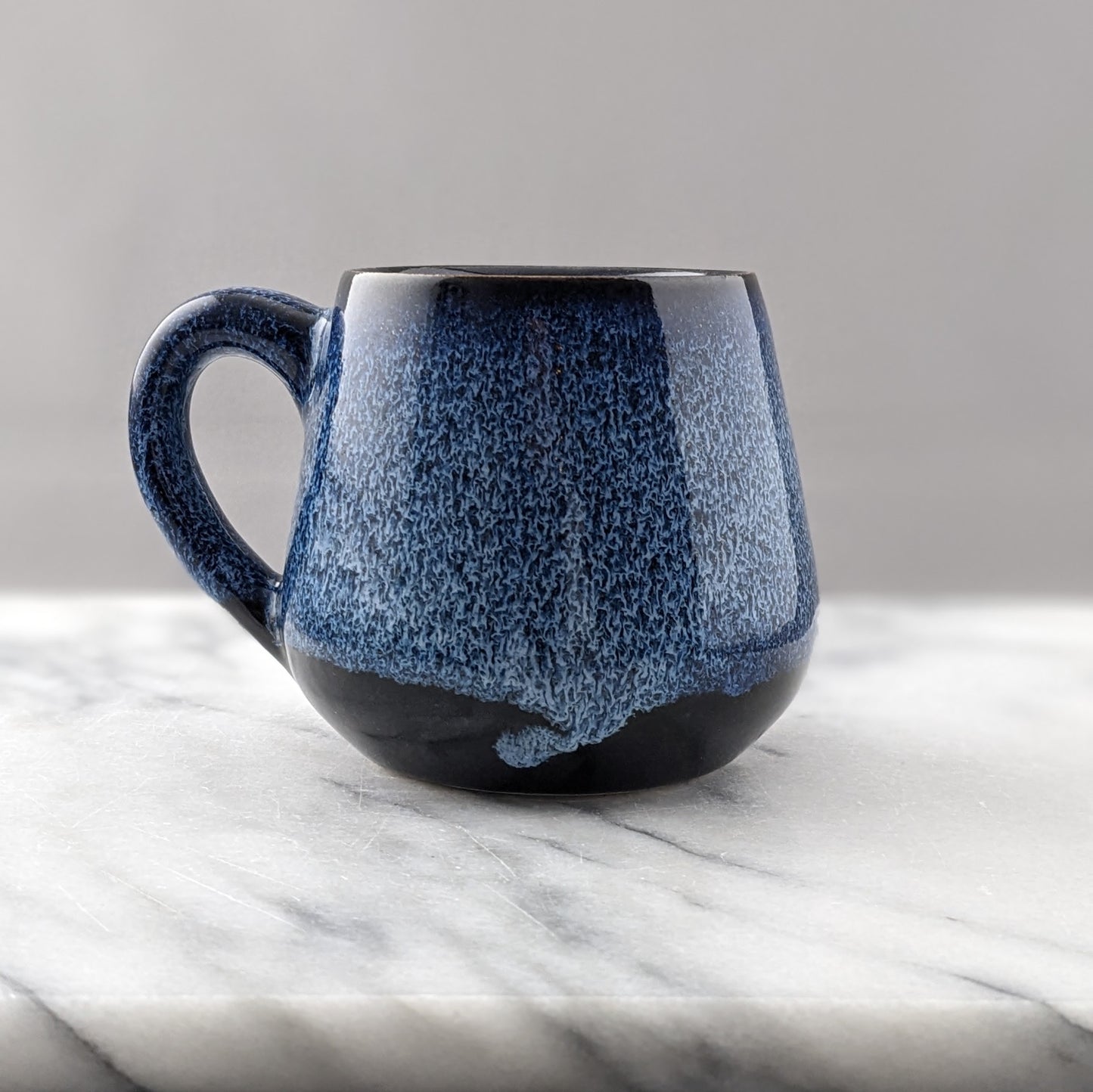 Blue & Black Ceramic Mug