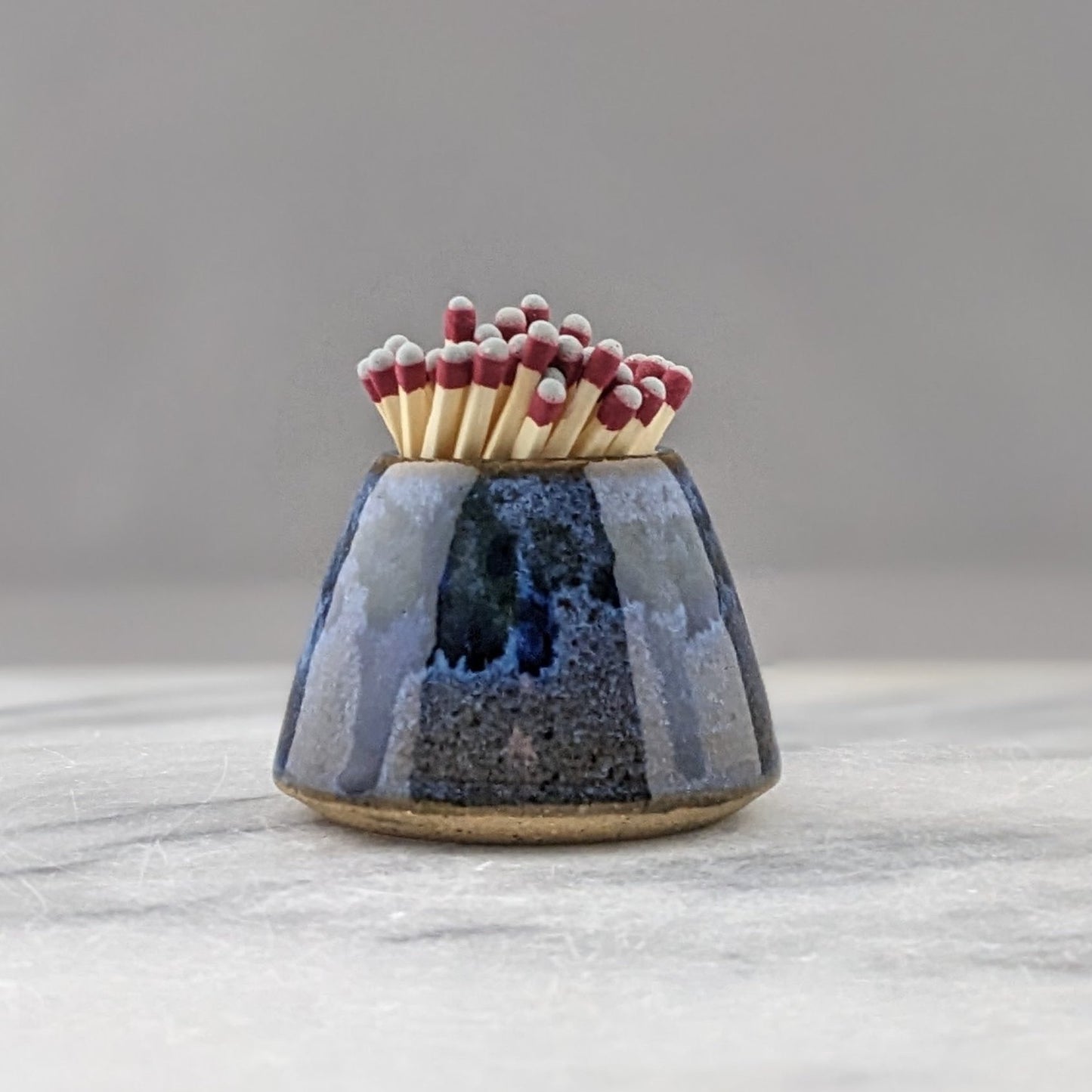 Blue Handmade Ceramic Match Striker