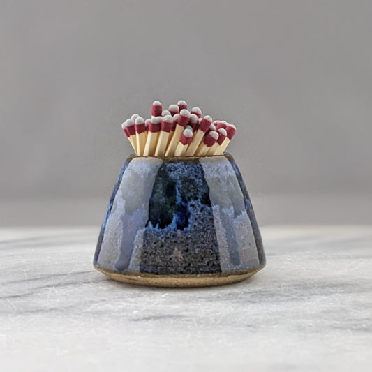Blue Handmade Ceramic Match Striker