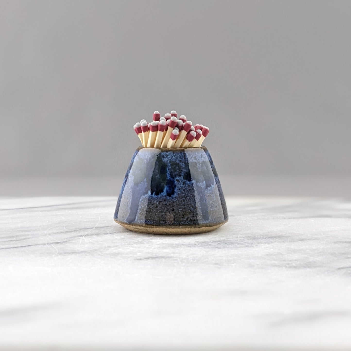 Blue Handmade Ceramic Match Striker