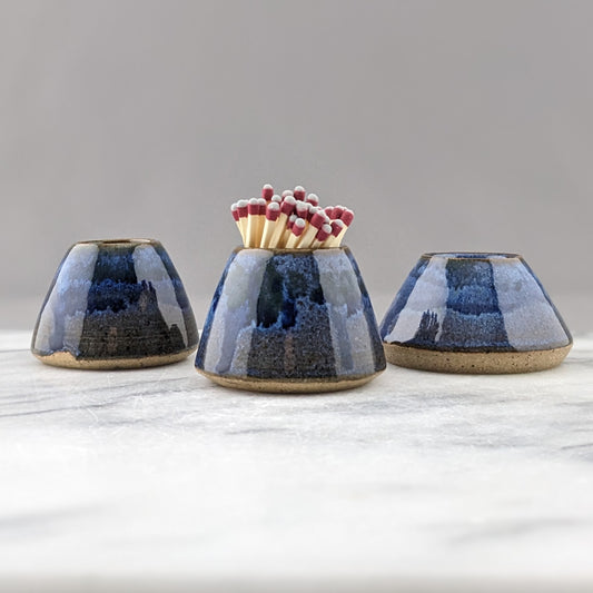 Blue Handmade Ceramic Match Striker